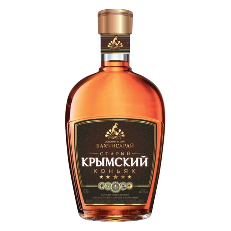 Коньяк пятилетний Бахчисарай Старый Крымский 0,5
