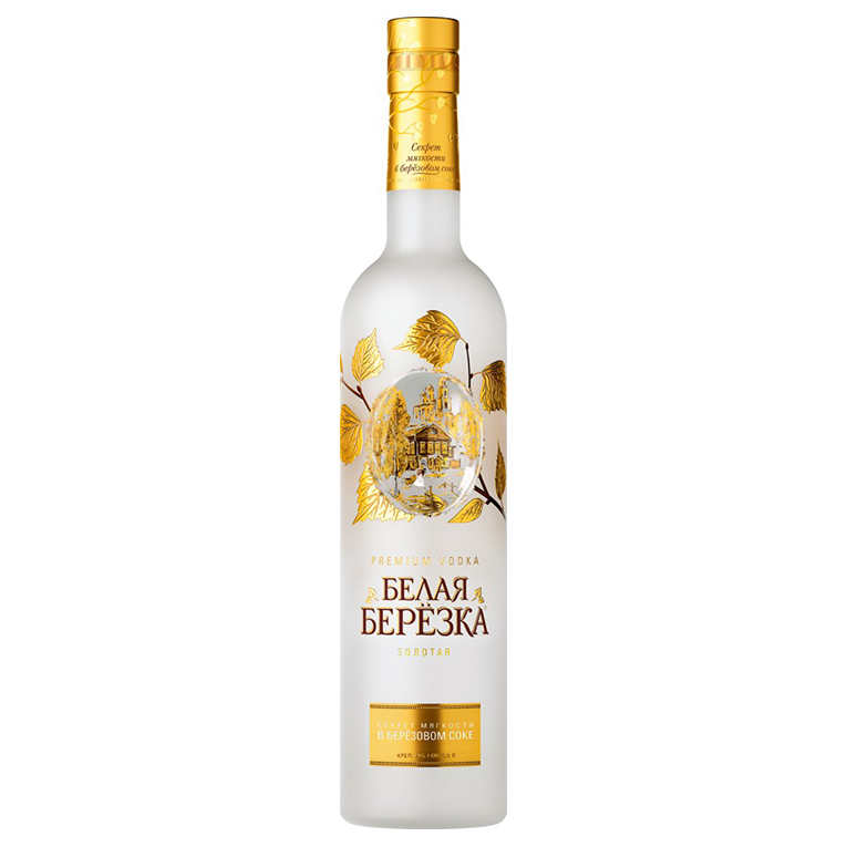 Водка Белая березка золотая 0,5